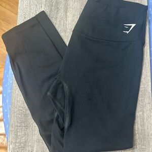Gymshark Black Training Cropped Leggings